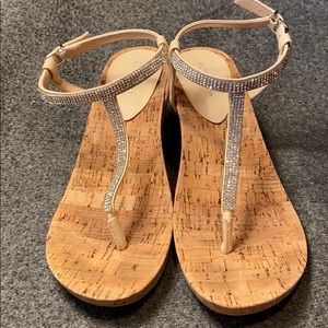 BCBGeneration T-strap Wedges